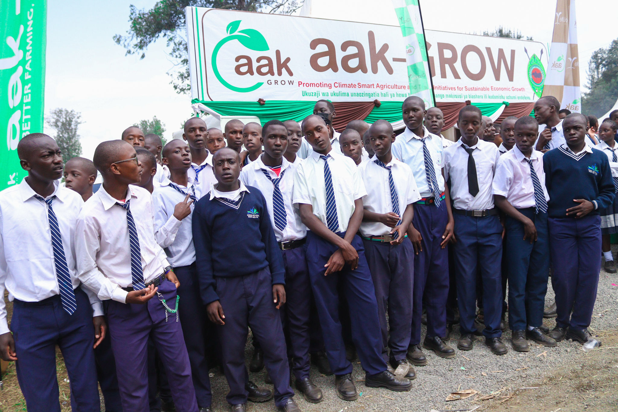 Rongai High School students in classroom learning environment